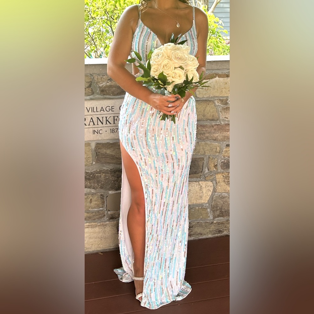 Rachel Allan like new , worn for 3 hours formal ,prom, size 6 , clean - Picture 4 of 7